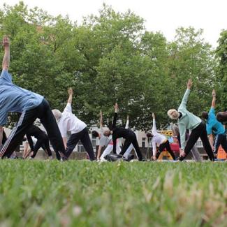 Yoga am Stephansplatz